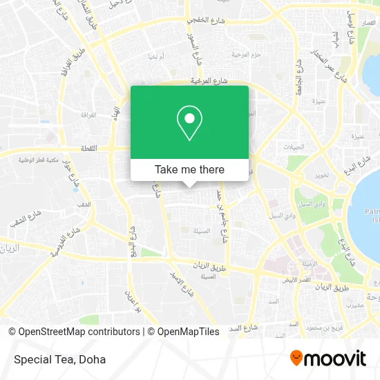 Special Tea map