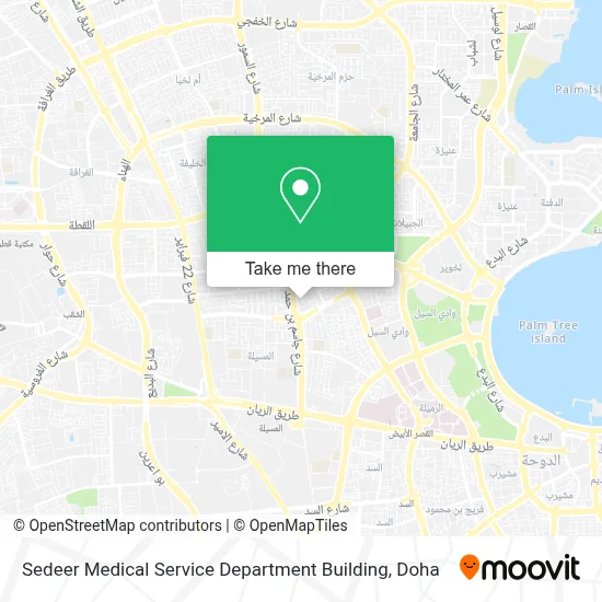 Sedeer Medical Service Department Building map