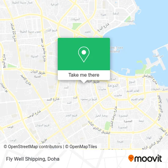 Fly Well Shipping map