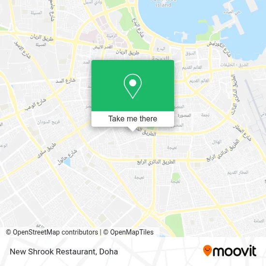 New Shrook Restaurant map