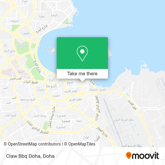 Claw Bbq Doha map
