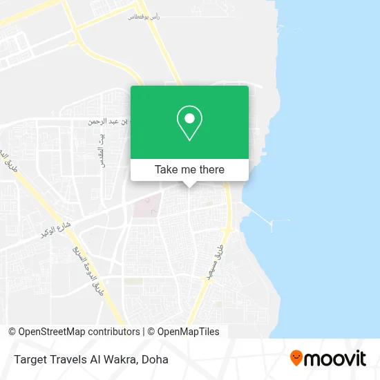 Target Travels Al Wakra map