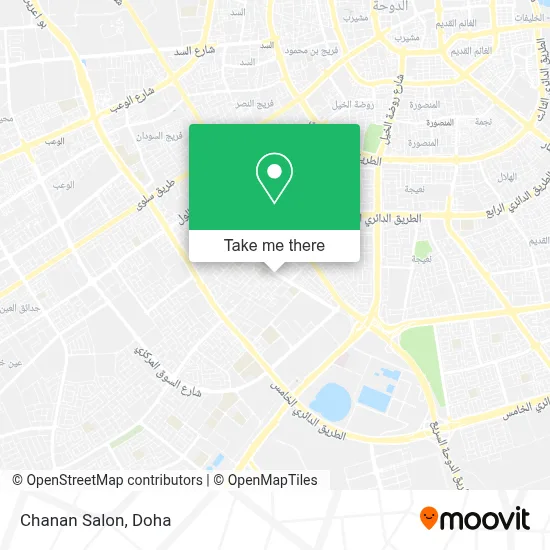 Chanan Salon map
