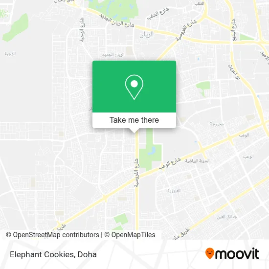 Elephant Cookies map