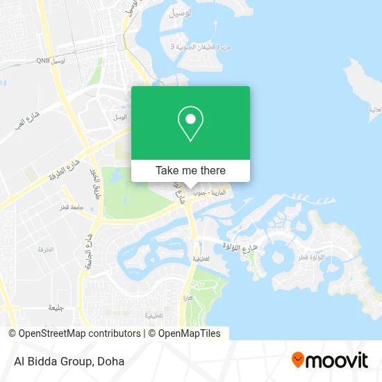 Al Bidda Group map
