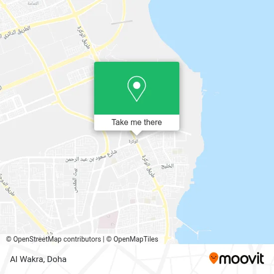 Al Wakra map