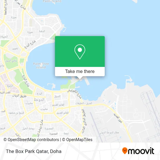 The Box Park Qatar map