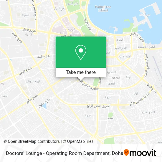 Doctors' Lounge - Operating Room Department map