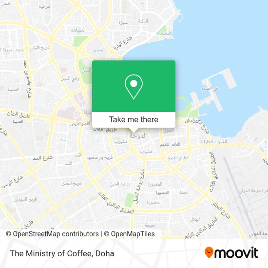 The Ministry of Coffee map