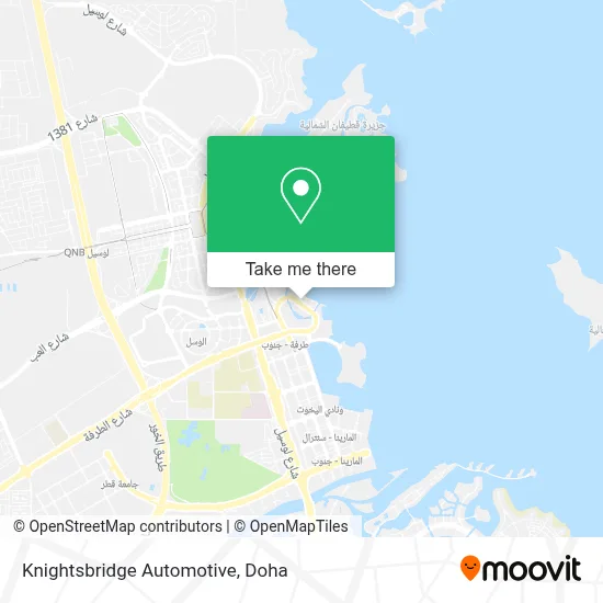 Knightsbridge Automotive map