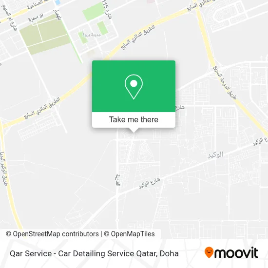 Qar Service - Car Detailing Service Qatar map