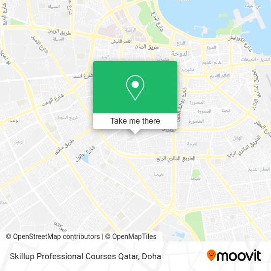 Skillup Professional Courses Qatar map