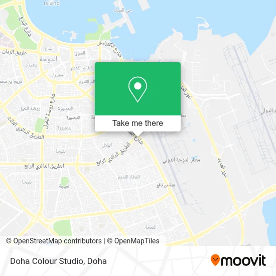 Doha Colour Studio map