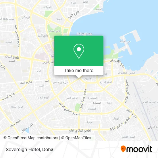 Sovereign Hotel map