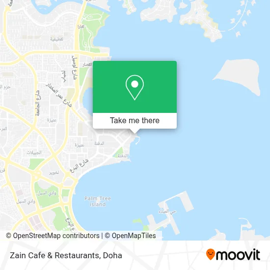 Zain Cafe & Restaurants map