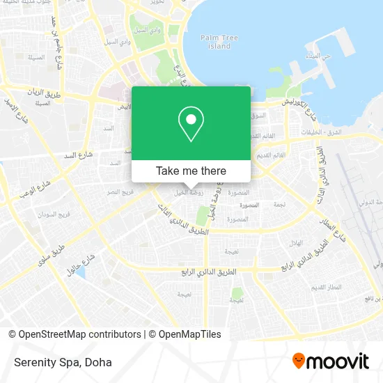Serenity Spa map