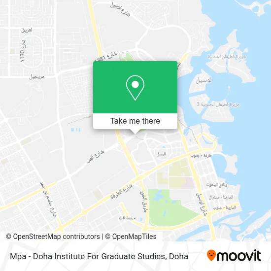 Mpa -  Doha Institute For Graduate Studies map