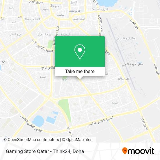 Gaming Store Qatar - Think24 map