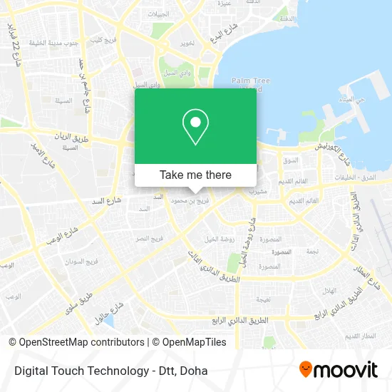 Digital Touch Technology - Dtt map