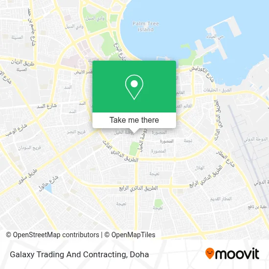 Galaxy Trading And Contracting map