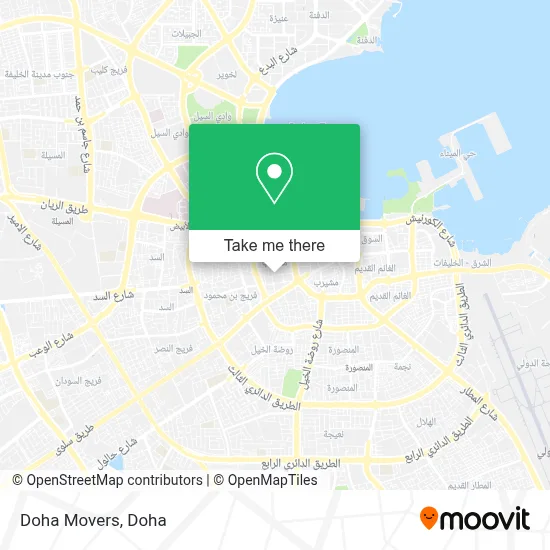 Doha Movers map