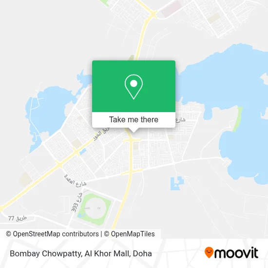 Bombay Chowpatty, Al Khor Mall map