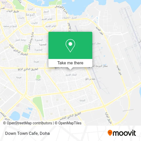Down Town Cafe map
