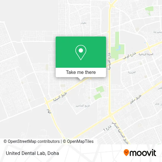 United Dental Lab map