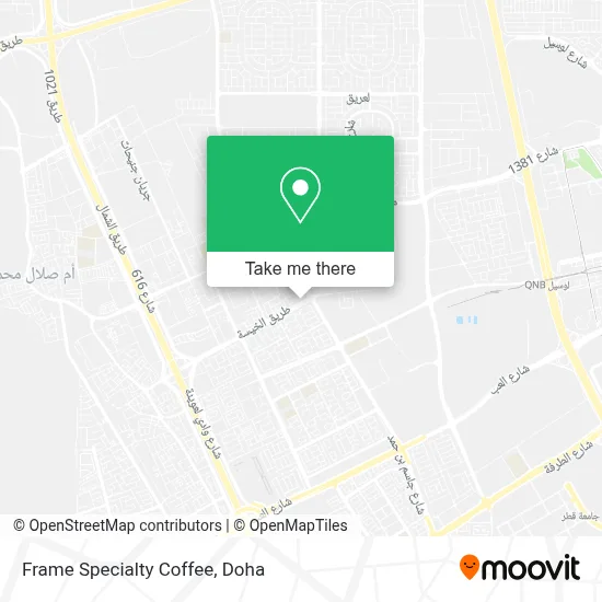 Frame Specialty Coffee map