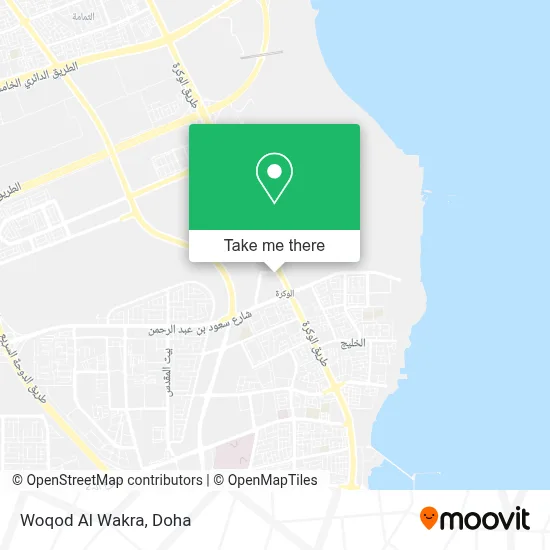 Woqod Al Wakra map