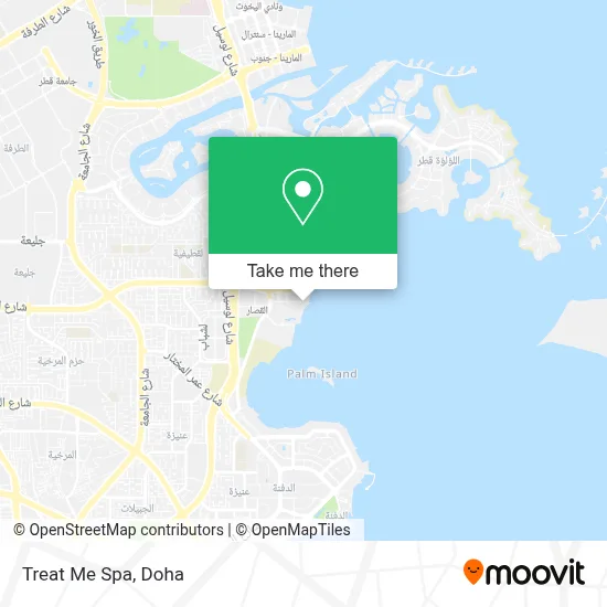 Treat Me Spa map