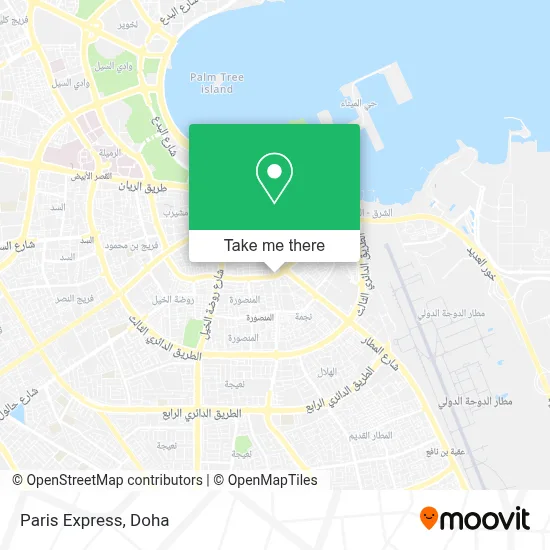 Paris Express map