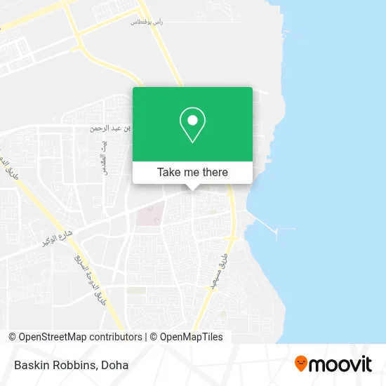 Baskin Robbins map