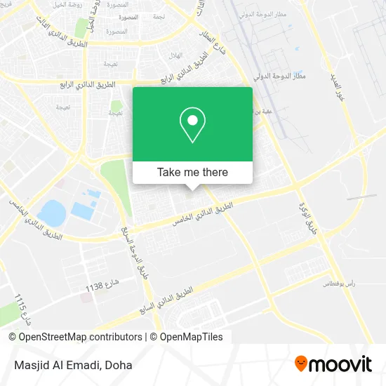 Masjid Al Emadi map