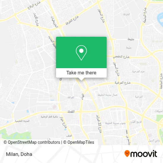 Milan map
