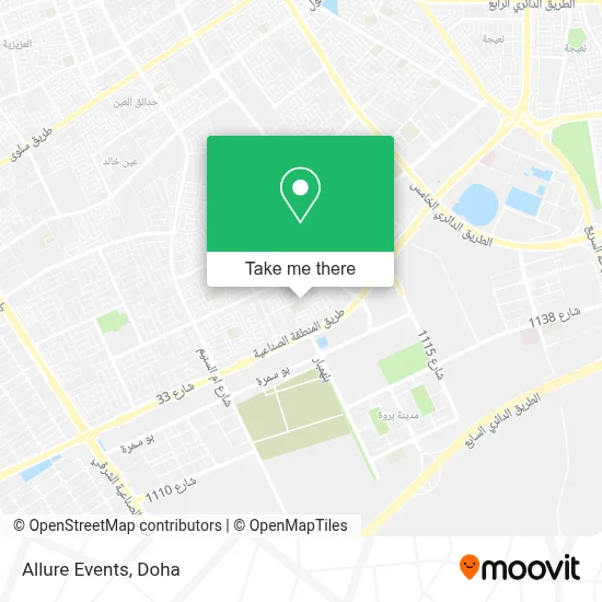 Allure Events map