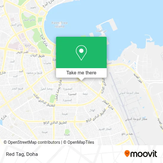 Red Tag map