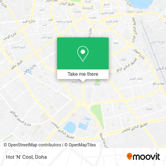 Hot 'N' Cool map