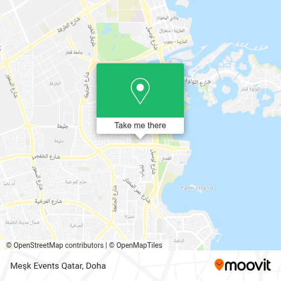 Meşk Events Qatar map