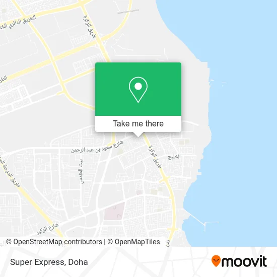 Super Express map