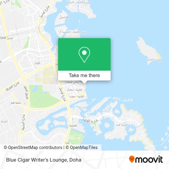 Blue Cigar Writer's Lounge map