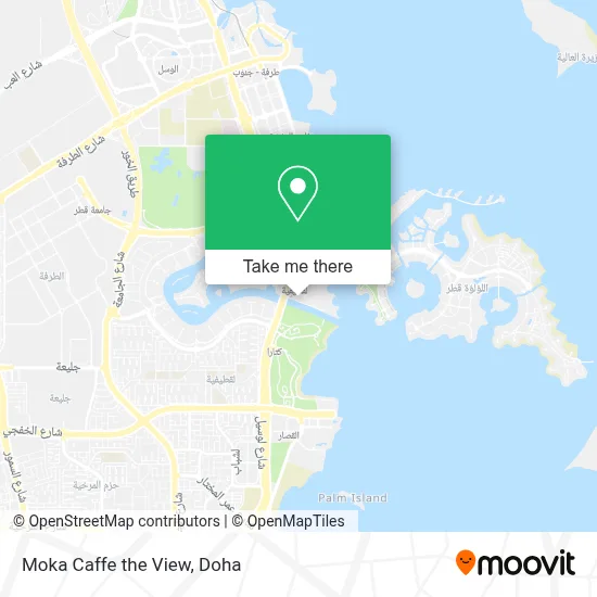 Moka Caffe the View map
