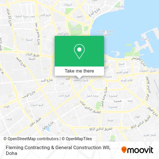Fleming Contracting & General Construction Wll map
