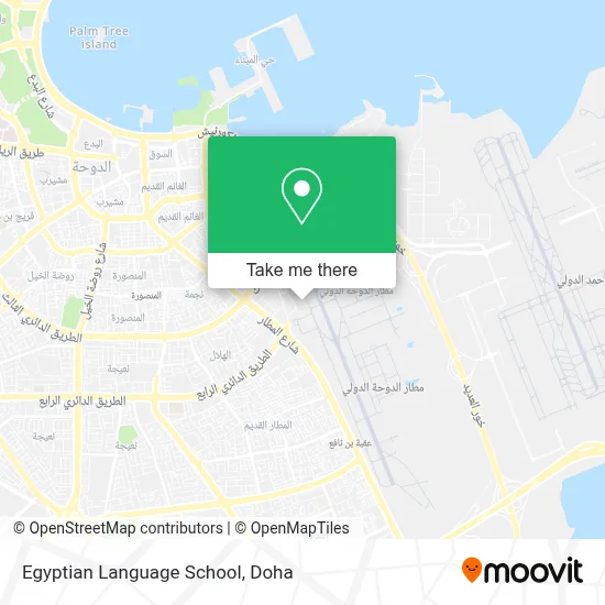 Egyptian Language School map
