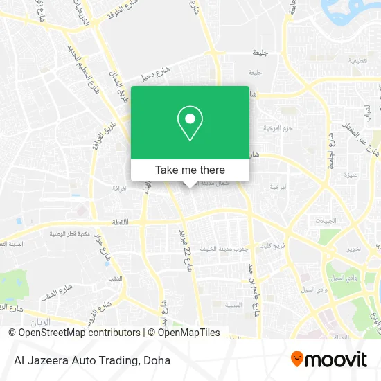 Al Jazeera Auto Trading map