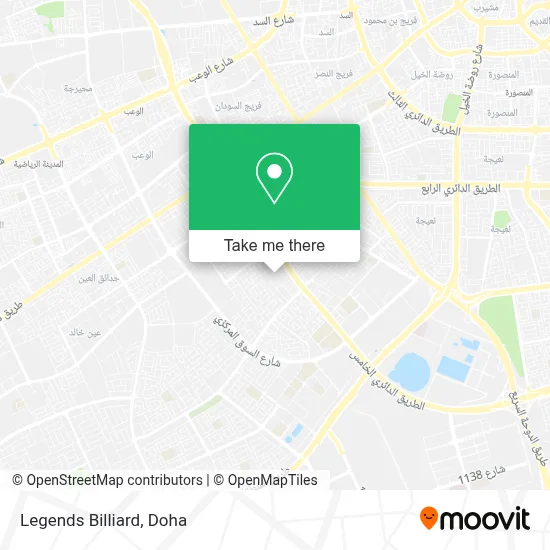 Legends Billiard map