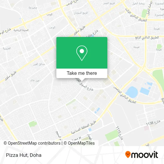Pizza Hut map