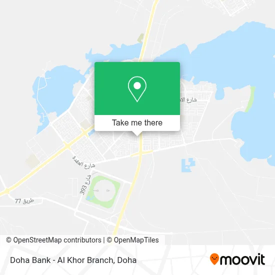 Doha Bank - Al Khor Branch map