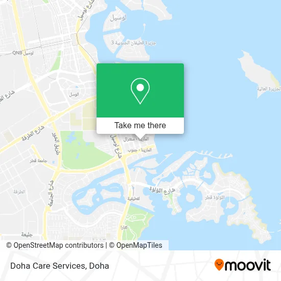 Doha Care Services map