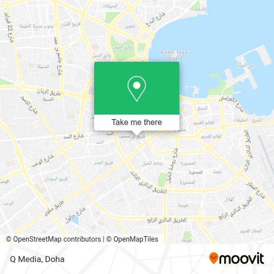 Q Media map
